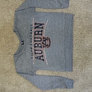 Auburn Tigers Crop Top Sweatshirt,  Size Medium